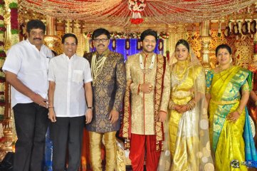 Music Director Koti Son Rajeev Wedding Reception Photos